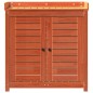 vidaXL Mesa plantación con estantes madera pino marrón 82,5x50x86,5 cm vidaXL Mesa plantación con estantes madera pino marrón 82,5x50x86,5 cm