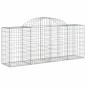 vidaXL Cestas de gaviones 7 uds forma de arco hierro 200x50x80/100 cm vidaXL Cestas de gaviones 7 uds forma de arco hierro 200x50x80/100 cm