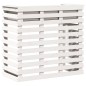 vidaXL Mesa alta de bar de jardín madera pino blanco 113,5x50x103 cm vidaXL Mesa alta de bar de jardín madera pino blanco 113,5x50x103 cm