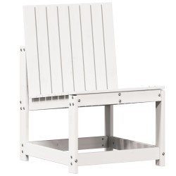 vidaXL Silla de jardín madera maciza de pino blanco 50,5x55x77 cm
