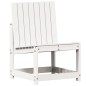 vidaXL Silla de jardín madera maciza de pino blanco 50,5x55x77 cm vidaXL Silla de jardín madera maciza de pino blanco 50,5x55x77 cm