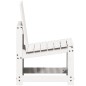 vidaXL Silla de jardín madera maciza de pino blanco 50,5x55x77 cm vidaXL Silla de jardín madera maciza de pino blanco 50,5x55x77 cm