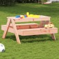 vidaXL Mesa de pícnic para niños madera maciza Douglas 88x97x52 cm vidaXL Mesa de pícnic para niños madera maciza Douglas 88x97x52 cm