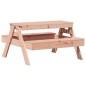 vidaXL Mesa de pícnic para niños madera maciza Douglas 88x97x52 cm vidaXL Mesa de pícnic para niños madera maciza Douglas 88x97x52 cm