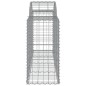 vidaXL Cestas de gaviones 7 uds forma de arco hierro 200x50x80/100 cm vidaXL Cestas de gaviones 7 uds forma de arco hierro 200x50x80/100 cm