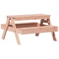 vidaXL Mesa de pícnic para niños madera maciza Douglas 88x97x52 cm vidaXL Mesa de pícnic para niños madera maciza Douglas 88x97x52 cm
