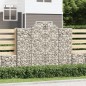 vidaXL Cestas de gaviones 5 uds forma de arco hierro 200x50x160/180 cm vidaXL Cestas de gaviones 5 uds forma de arco hierro 200x50x160/180 cm