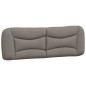 vidaXL Estructura de cama con luces LED tela gris taupe 160x200 cm vidaXL Estructura de cama con luces LED tela gris taupe 160x200 cm