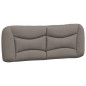 vidaXL Estructura de cama con luces LED tela gris taupe 140x200 cm vidaXL Estructura de cama con luces LED tela gris taupe 140x200 cm