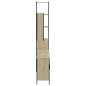 vidaXL Juego de muebles de baño 4 pzas madera ingeniería roble Sonoma vidaXL Juego de muebles de baño 4 pzas madera ingeniería roble Sonoma