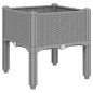 vidaXL Jardinera con patas PP gris claro 40x40x42 cm vidaXL Jardinera con patas PP gris claro 40x40x42 cm