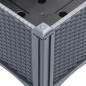 vidaXL Jardinera con patas PP gris 80x40x42 cm vidaXL Jardinera con patas PP gris 80x40x42 cm