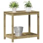 vidaXL Mesa plantación con estante madera pino impregnada 82,5x50x75cm