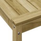 vidaXL Mesa plantación con estante madera pino impregnada 82,5x50x75cm
