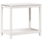vidaXL Mesa de plantación con estante madera pino blanco 82,5x50x75 cm vidaXL Mesa de plantación con estante madera pino blanco 82,5x50x75 cm