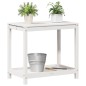 vidaXL Mesa de plantación con estante madera pino blanco 82,5x50x75 cm vidaXL Mesa de plantación con estante madera pino blanco 82,5x50x75 cm