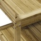 vidaXL Mesa plantación con estantes madera impregnada 82,5x45x86,5 cm vidaXL Mesa plantación con estantes madera impregnada 82,5x45x86,5 cm