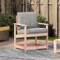 vidaXL Silla de jardín madera maciza Douglas 62x55x77 cm vidaXL Silla de jardín madera maciza Douglas 62x55x77 cm