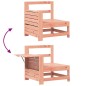 vidaXL Sofá de jardín con reposabrazo mesa auxiliar madera Douglas vidaXL Sofá de jardín con reposabrazo mesa auxiliar madera Douglas
