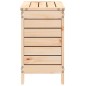 vidaXL Taburete de jardín madera maciza de pino 62x31,5x52 cm vidaXL Taburete de jardín madera maciza de pino 62x31,5x52 cm