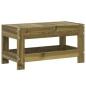 vidaXL Taburete de jardín madera de pino impregnada 62x30x32 cm