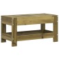 vidaXL Taburete de jardín madera de pino impregnada 62x30x32 cm