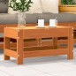 vidaXL Taburete de jardín madera de pino marrón cera 62x30x32 cm vidaXL Taburete de jardín madera de pino marrón cera 62x30x32 cm