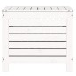 vidaXL Taburete de jardín madera maciza de pino blanco 62x63,5x53,5 cm