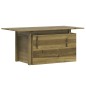 vidaXL Mesa de jardín madera de pino impregnada 100x50x75 cm vidaXL Mesa de jardín madera de pino impregnada 100x50x75 cm