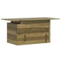 vidaXL Mesa de jardín madera de pino impregnada 100x50x75 cm vidaXL Mesa de jardín madera de pino impregnada 100x50x75 cm