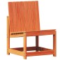 vidaXL Juego de muebles jardín 3 pzas madera maciza pino marrón cera vidaXL Juego de muebles jardín 3 pzas madera maciza pino marrón cera