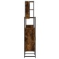 vidaXL Set de muebles de baño 4 piezas madera contrachapada roble humo vidaXL Set de muebles de baño 4 piezas madera contrachapada roble humo