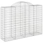 vidaXL Cestas gaviones 11 uds forma de arco hierro 200x50x140/160 cm vidaXL Cestas gaviones 11 uds forma de arco hierro 200x50x140/160 cm