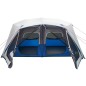 vidaXL Tienda de campaña con LED tela opaca impermeable azul vidaXL Tienda de campaña con LED tela opaca impermeable azul