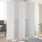 vidaXL Biombo separador de 5 paneles madera maciza Paulownia blanco vidaXL Biombo separador de 5 paneles madera maciza Paulownia blanco