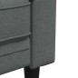 vidaXL Sofá Chesterfield de 3 plazas tela gris oscuro vidaXL Sofá Chesterfield de 3 plazas tela gris oscuro