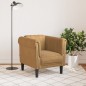 vidaXL Sillón de terciopelo marrón vidaXL Sillón de terciopelo marrón