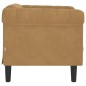 vidaXL Sillón de terciopelo marrón vidaXL Sillón de terciopelo marrón