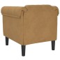 vidaXL Sillón de terciopelo marrón vidaXL Sillón de terciopelo marrón