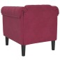 vidaXL Sillón de terciopelo rojo tinto vidaXL Sillón de terciopelo rojo tinto