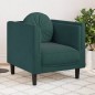 vidaXL Sillón con cojín terciopelo verde oscuro vidaXL Sillón con cojín terciopelo verde oscuro