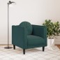 vidaXL Sillón con cojín terciopelo verde oscuro vidaXL Sillón con cojín terciopelo verde oscuro
