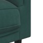 vidaXL Sillón con cojín terciopelo verde oscuro vidaXL Sillón con cojín terciopelo verde oscuro