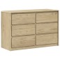 vidaXL Cajonera SAUDA madera maciza de pino color roble 111x43x73,5 cm vidaXL Cajonera SAUDA madera maciza de pino color roble 111x43x73,5 cm