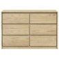 vidaXL Cajonera SAUDA madera maciza de pino color roble 111x43x73,5 cm vidaXL Cajonera SAUDA madera maciza de pino color roble 111x43x73,5 cm