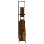 vidaXL Set de muebles baño 3 pzas madera contrachapada roble ahumado vidaXL Set de muebles baño 3 pzas madera contrachapada roble ahumado