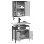 vidaXL Set de muebles de baño 2 pzas madera contrachapada gris sonoma vidaXL Set de muebles de baño 2 pzas madera contrachapada gris sonoma