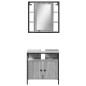 vidaXL Set de muebles de baño 2 pzas madera contrachapada gris sonoma vidaXL Set de muebles de baño 2 pzas madera contrachapada gris sonoma