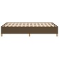 vidaXL Estructura de cama tela marrón oscuro 120x190 cm vidaXL Estructura de cama tela marrón oscuro 120x190 cm