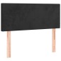 vidaXL Cama box spring con colchón y LED terciopelo negro 120x190 cm vidaXL Cama box spring con colchón y LED terciopelo negro 120x190 cm